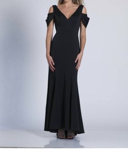 Style 1-1454120167-5 Dave and Johnny Black Size 0 Wedding Guest Plunge Wedding_guest Straight Dress on Queenly