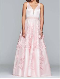 Style 1-2663386456-649 FAVIANA Light Pink Size 2 Floor Length Free Shipping A-line Dress on Queenly