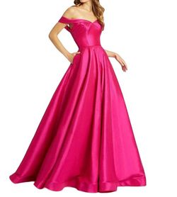 Style 1-1139740825-5 MAC DUGGAL Pink Size 0 Floor Length Magenta Free Shipping Pageant Ball gown on Queenly