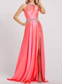 Style 1-1783415940-2168 MAC DUGGAL Pink Size 8 Pageant Black Tie Tall Height Side slit Dress on Queenly