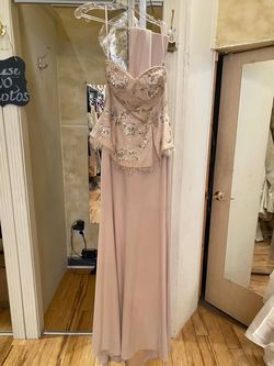 Style 1-2040967269-1901 MAC DUGGAL Nude Size 6 Sweetheart Straight Dress on Queenly
