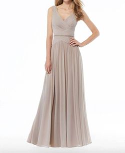 Style 1-1817125954-2168 MORILEE Nude Size 8 Prom Floor Length Straight Dress on Queenly