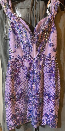 Jovani Multicolor Size 4 Homecoming Cocktail Dress on Queenly