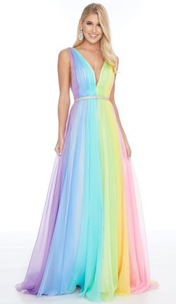Ashley Lauren Multicolor Size 0 A-line Dress on Queenly