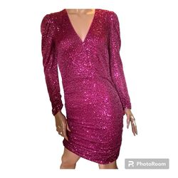 Parker Pink Size 2 Nightclub Sleeves Cocktail Dress on Queenly