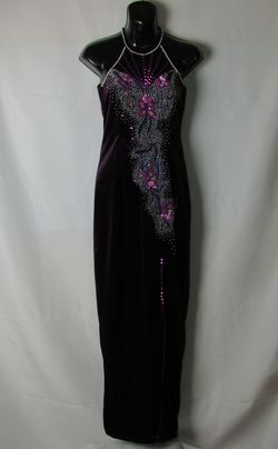 Purple Size 0 Side slit Dress on Queenly