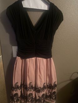 S.L. Fashions Pink Size 16 Plus Size Jersey Cocktail Dress on Queenly