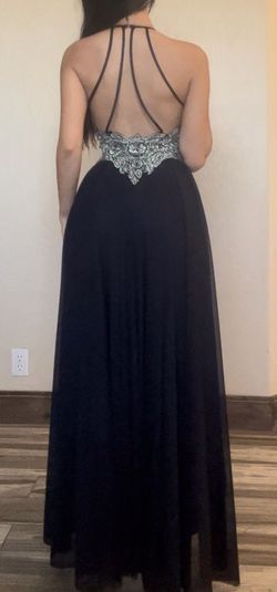My Michelle Blue Size 0 Prom Floor Length A-line Dress on Queenly