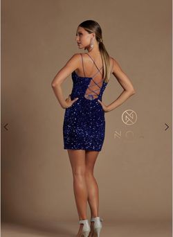 Noxanabel Blue Size 6 Prom Sorority Formal Cocktail Dress on Queenly