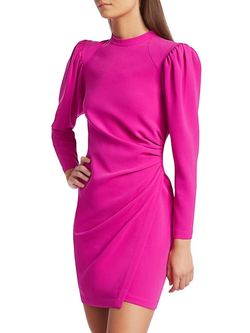 Style 1-1211596378-1901 A.L.C. Pink Size 6 Sorority Polyester Cocktail Dress on Queenly