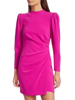 Style 1-1211596378-1901 A.L.C. Pink Size 6 Sleeves Sorority Cocktail Dress on Queenly