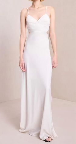 Style 1-3149803782-1498 A.L.C. White Size 4 Wedding Free Shipping Floor Length Straight Dress on Queenly
