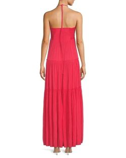 Style 1-3369592836-1498 A.L.C. Red Size 4 Polyester Straight Dress on Queenly