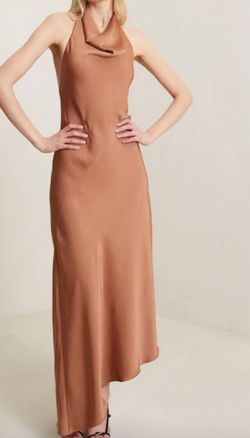 Style 1-615889027-649 A.L.C. Brown Size 2 Military Polyester Straight Dress on Queenly