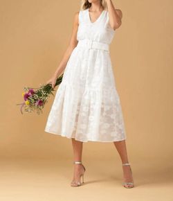 Style 1-2488071315-2791 ABBEY GLASS White Size 12 Sorority Formal Engagement Cocktail Dress on Queenly