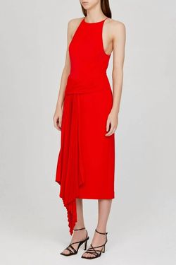 Style 1-1762543584-2168 ACLER Red Size 8 Free Shipping High Neck Cocktail Dress on Queenly