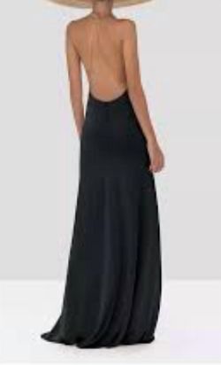 Style 1-2622208062-2901 ALEXIS Black Size 8 Tall Height Free Shipping A-line Dress on Queenly