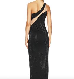 Style 1-3053473636-649 alice + olivia Black Size 2 Sequined Free Shipping Cocktail Dress on Queenly