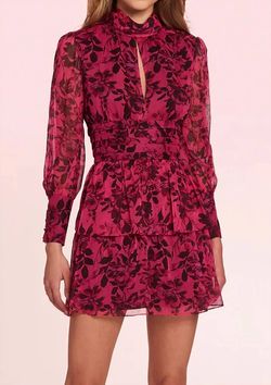 Style 1-2512891370-3855 Amanda Uprichard Pink Size 0 Long Sleeve Mini Cocktail Dress on Queenly
