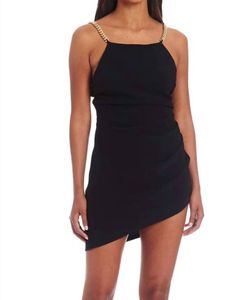 Style 1-2559954625-2696 Amanda Uprichard Black Size 12 Sorority Rush Tall Height Jewelled Asymmetrical Cocktail Dress on Queenly