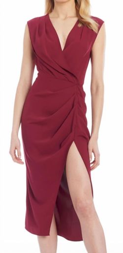 Style 1-4026872443-2696 Amanda Uprichard Red Size 12 Tall Height Plus Size Appearance Cocktail Dress on Queenly