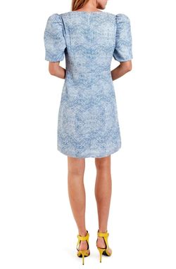 Style 1-1961268326-2696 AS by DF Blue Size 12 Cap Sleeve Cocktail Dress on Queenly