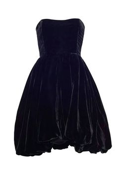 Style 1-2180039089-1901 Cara Cara Black Size 6 High Low Velvet Free Shipping Party Cocktail Dress on Queenly