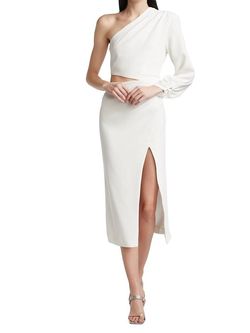 Style 1-1192239170-1498 cinq a sept White Size 4 Bridal Shower Winter Formal Cocktail Dress on Queenly