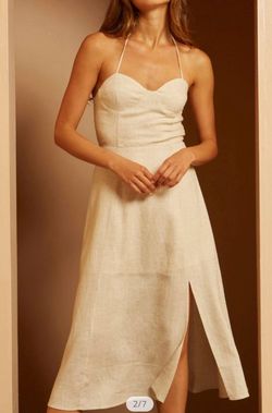 Style 1-1384068874-2791 CRESCENT White Size 12 Halter Free Shipping Tall Height Cocktail Dress on Queenly