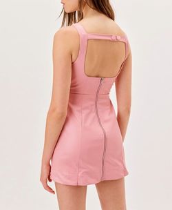 Style 1-3947636327-2696 for Love & Lemons Light Pink Size 12 Free Shipping Graduation Square Neck Sorority Formal Cocktail Dress on Queenly