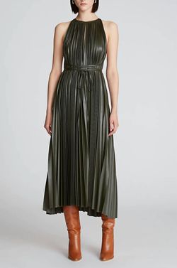 Style 1-4224308001-3855 HALSTON HERITAGE Green Size 0 Pageant Tall Height A-line Cocktail Dress on Queenly