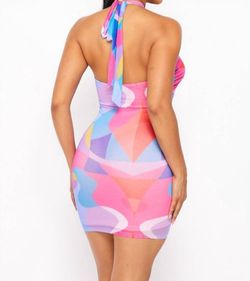 Style 1-2217432517-2696 Hot & Delicious Multicolor Size 12 Plus Size Mini Cut Out Cocktail Dress on Queenly