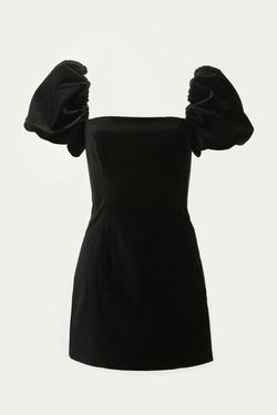 Style 1-2056453306-3236 IN THE MOOD FOR LOVE Black Size 4 Mini Summer Sleeves Sorority Cocktail Dress on Queenly