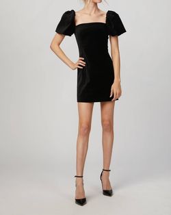 Style 1-2056453306-3236 IN THE MOOD FOR LOVE Black Size 4 Mini Summer Sleeves Sorority Cocktail Dress on Queenly