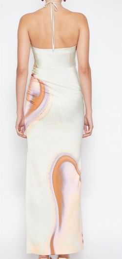 Style 1-2107321426-1498 JONATHAN SIMKHAI Multicolor Size 4 Jersey Pattern Polyester Straight Dress on Queenly