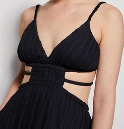 Style 1-3873105607-649 JONATHAN SIMKHAI Black Size 2 Jersey Backless Straight Dress on Queenly