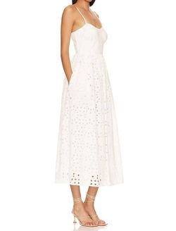 Style 1-310573842-2901 Karina Grimaldi White Size 8 Semi-formal Bridal Shower Wedding Casual Cocktail Dress on Queenly