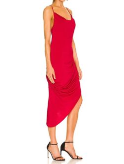 Style 1-670344952-2901 krisa Red Size 8 Casual Graduation Satin Side slit Dress on Queenly