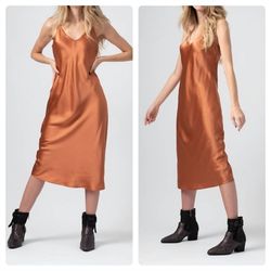 Style 1-1170805655-2168 L'Agence Orange Size 8 Satin Free Shipping Sorority Formal Semi-formal Cocktail Dress on Queenly