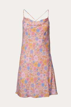 Style 1-2459011173-2901 LUCCA Multicolor Size 8 Jersey Summer Cocktail Dress on Queenly