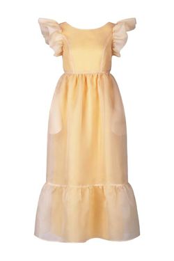 Style 1-2022029936-933 Maison Amory Yellow Size 24 Free Shipping Cocktail Dress on Queenly