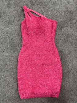 Primavera Hot Pink Size 0 Mini Barbiecore Straight Dress on Queenly