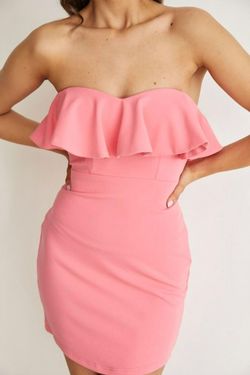 Style 1-3629345130-2696 One and Only Collective Pink Size 12 Sorority Rush Cocktail Dress on Queenly