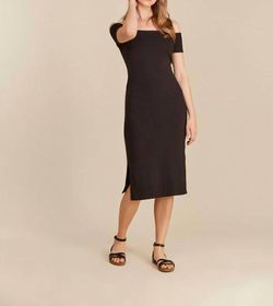 Style 1-331206124-2696 People Tree Black Size 12 Jersey Interview Cocktail Dress on Queenly