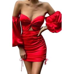 Style 1-1766290565-3855 RUNAWAY Red Size 0 Sorority Rush Mini Cocktail Dress on Queenly