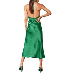 Style 1-3618278881-3775 RUNAWAY Green Size 16 Free Shipping Tall Height Cocktail Dress on Queenly