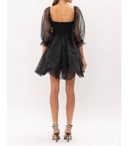 Style 1-2197634905-3011 Sofie the Label Black Size 8 Tall Height Mini Summer Cocktail Dress on Queenly