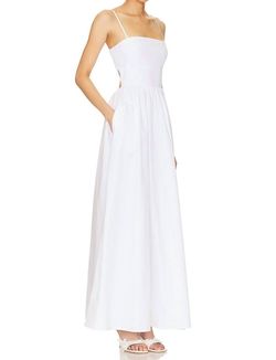 Style 1-4067835736-2696 Susana Monaco White Size 12 Free Shipping Plus Size Backless Floor Length A-line Dress on Queenly
