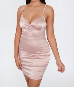 Style 1-3753632171-2696 TIC TOC Pink Size 12 Satin Tall Height Free Shipping Summer Cocktail Dress on Queenly