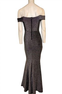 Style 1-3934102974-2696 Trac Silver Size 12 Free Shipping Military Floor Length Straight Dress on Queenly